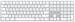 Apple Magic Keyboard Tastatur mit Ziffernblock Bluetooth QWERTY US-Englisch weiß