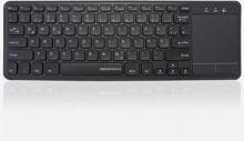 Alphatronics T1 Tastatur Keyboard Touchpad Plug & Play Bluetooth QWERTZ schwarz