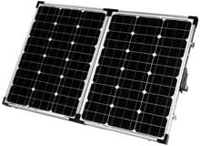 Carbest Solarkoffer Solarmodul Solarpanel Solarzelle 120 Watt Wohnmobil Camping