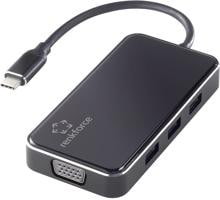 Renkforce RF-4613076 Mini-Dockingstation Port-Replikator Notebook PC USB-C Power Delivery schwarz