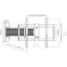 SpeaKa Professional 1232718 TV-Wandhalterung Fernseherhalter 37