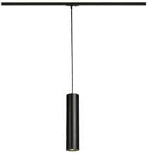 SLV Enola B Pendelleuchte für Hochvolt-Stromschiene 1phasig GU10 1Phasen-Adapter schwarz