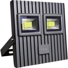 M-E LS-100 G LED-Flutlichtstrahler Scheinwerfer Fluter Innen Außen 6000K 100W schwarz
