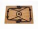 Camp4 Tjörn Campingtisch Kapptisch Garten Outdoor Terrasse 100x68cm Bambus-Dekor
