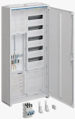 Hager ZB323Q15EN Komplettschrank universZ 1ZP 3-Pkt VT5 APZ SLS 50A IP44 1100x550x205mm