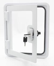 Dometic SK4 Locker Doors Serviceklappe Wartungsklappe 375x305mm Camping weiß