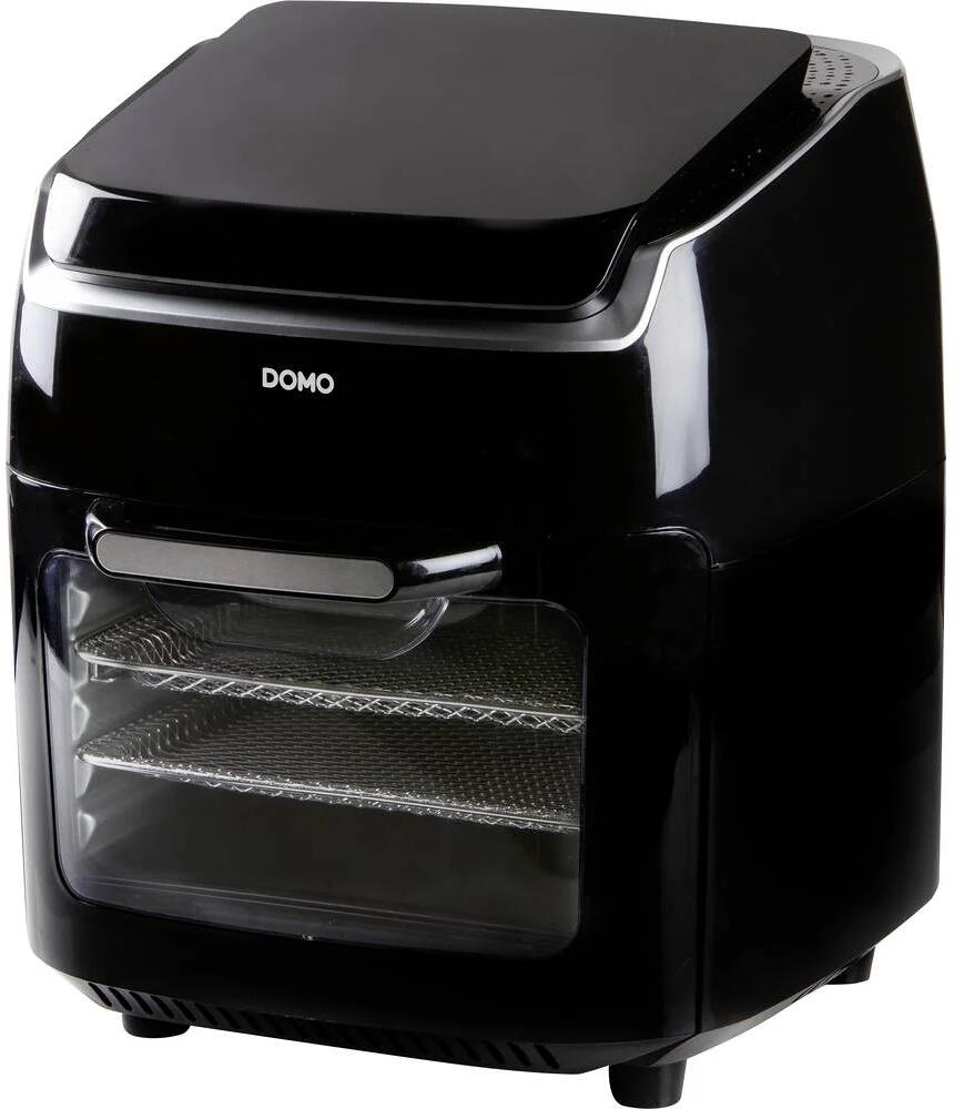 DOMO DO534FR Fritteuse Heißluftfritteuse Mini-Backofen 10 Liter Display Timer schwarz