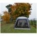 Reimo Linosa 300 Luft-Pavillon Gartenzelt Sonnenschutz Partyzelt mit Seitenwand Camping 300x300cm