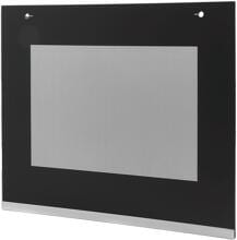 Bosch Siemens 00776114 Frontglasscheibe für 60cm Backöfen Kunststoffprofil schwarz edelstahl