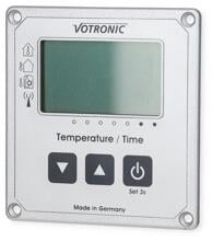 Votronic LCD-Thermometer Temperaturmessung Uhr S Camping Wohnmobil Reisemobil