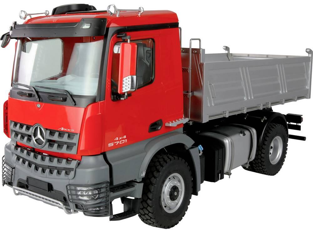 Amewi 22691 1:14 Mercedes-Benz Arocs Muldenkipper Elektro RC Modell-LKW RtR 4x4 rot