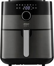 arzum Heißluftfritteuse Airfryer 6 Liter Display 8 Programme 1750 Watt schwarz silber