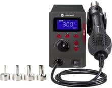 Toolcraft LSH-880 Heißluftstation Heißluft-Lötpistole digital 800W 100-500°C schwarz