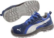 1 Paar Puma Omni Blue Low SRC Sicherheitsschuhe Arbeitsschuhe S1P W11 Größe 45 blau silber