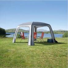 DWT Relax Air Pavillon Faltpavillon Sonnendach Windschutz 350x350x230cm Camping Outdoor