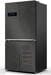 Wolkenstein WCD595EWTSNF ST Cross Door Side-by-Side Stand-Kühl-Gefrierkombination 90,5cm breit 606 Liter Weinschrank Granitoptik
