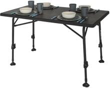 Eurotrail St. Gobain Campingtisch Klapptisch Outdoor-Tisch Gr. M 100x68x52/68cm dunkelgrau