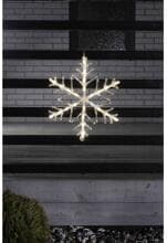 Konstsmide 4540-103 LED-Fensterdekoration Weihnachtsbeleuchtung Schneeflocke warmweiß