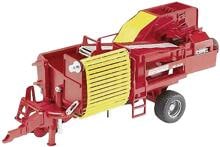 Bruder Grimme SE 75-30 Kartoffelvollernter Anhänger Landwirtschaft 1:16 rot gelb