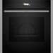 Neff B24CR31N0 N70 Einbau-Backofen 59,6cm breit 71 Liter Hydrolytisch TFT-Display Grill CircoTherm Kindersicherung schwarz edelstahl