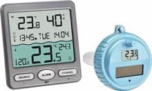 TFA Dostmann Venice Digitales Funk-Pool-Thermometer Schwimmbecken-Thermometer anthrazit