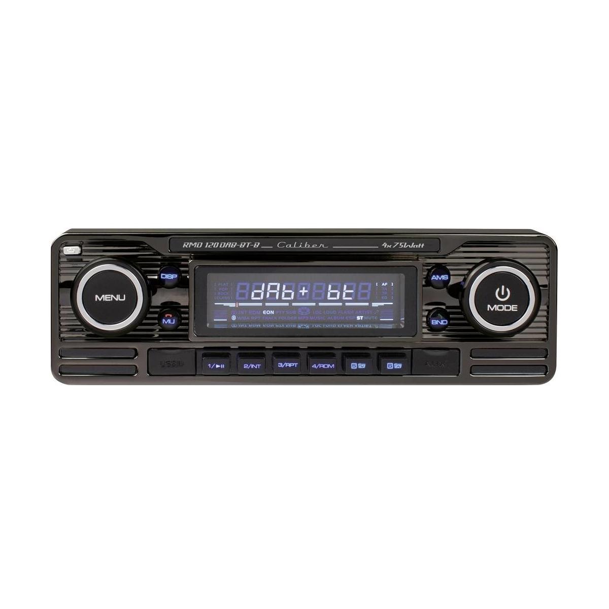 Caliber Audio Technology RMD120DAB-BT-B Autoradio Bluetooth MP3 USB SD  Freisprecheinrichtung DAB-Antenne schwarz