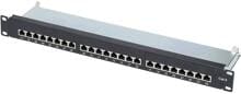 Renkforce RF-4277937 24 Port Netzwerk-Patchpanel 19" CAT 6 1HE zugentlastet