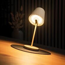 silwy Portofino Magnet-Leuchte Stehlampe mit Platzset sand