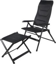 Brunner Rebel Pro Campingstuhl Größe L Beinauflage schwarz Exklusiv Wagner Edition