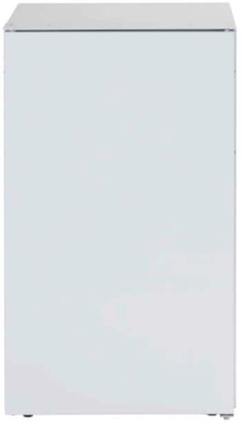 PKM KS104.3EUB Unterbau-Kühlschrank 49,1cm breit 104 Liter Gefrierfach Gemüseschublade weiß