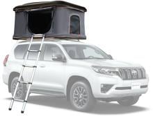 KingCamp Castiglio Ncello Dachzelt Autodach-Zelt mit Hartschale 2-Personen Camping schwarz grau