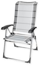 Dukdalf Aspen Campingstuhl Klappstuhl Garten Outdoor silber anthrazit