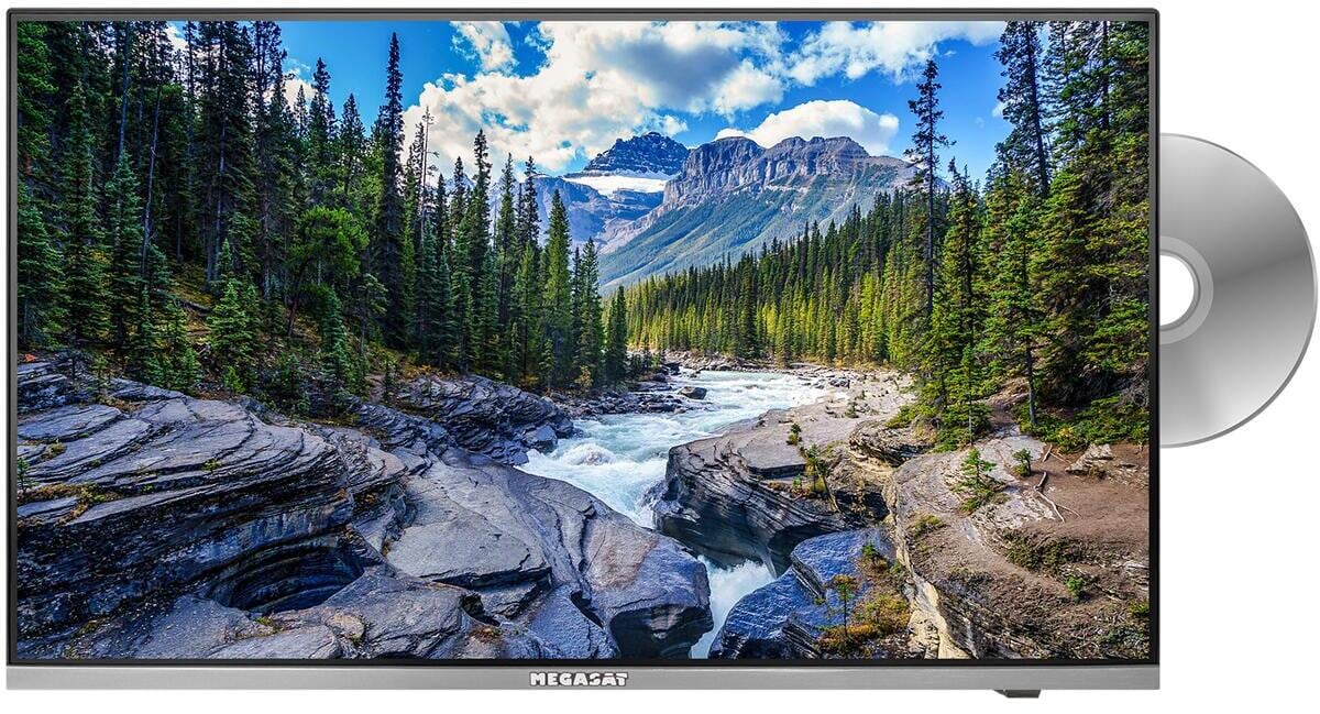 Megasat Royal Line Premium 24 23,8" Smart LED TV Fernseher Triple Tuner DVD Camping Wohnwagen Wohnmobil