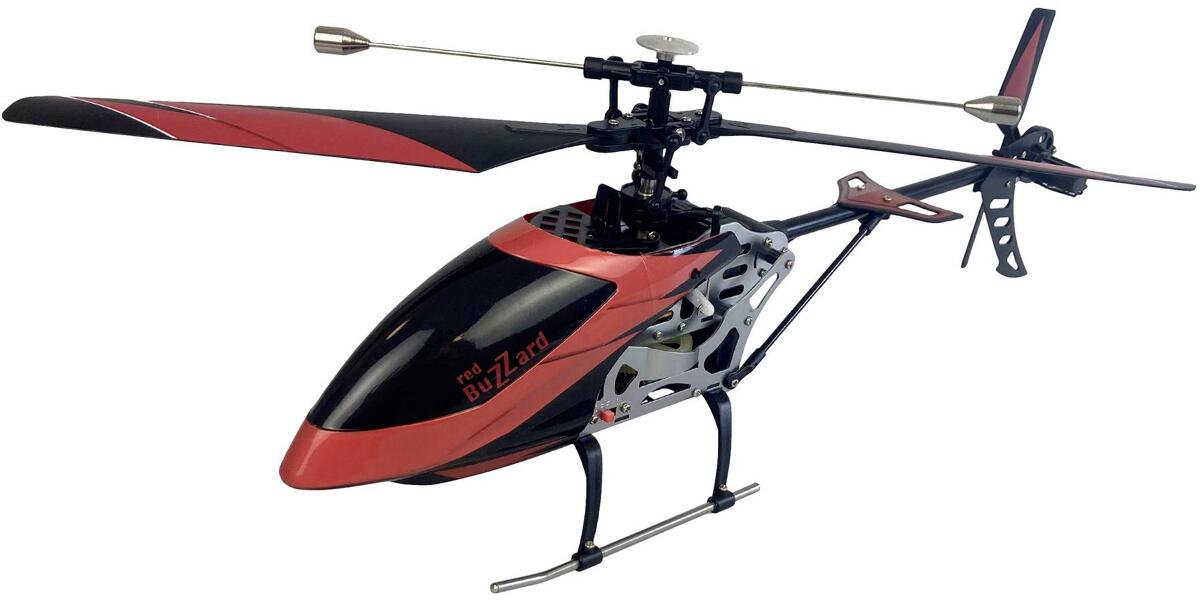Amewi Buzzard V2 RC Einsteiger Hubschrauber Helikopter RtF 2,4GHz rot