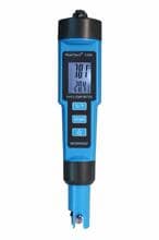 PeakTech 5306 pH-Meter pH-Messgerät Stiftform für PH EC TEMP Flüssigkeitstemperatur blau