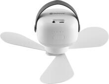 Outwell Aurelios Ventilator wiederaufladbar mit Lampe weiß