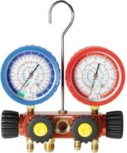Rothenberger R410A Monteurhilfe-Set 4-Wege Manometer bis 60 bar