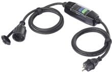 Sygonix SY-6052178 Personenschutz-Verlängerungskabel PRCD IP44 230V/AC 300cm schwarz