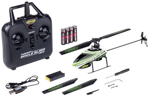 Carson Tyrann Single Blade 320 RC Hubschrauber Helikopter RtF Modellsport 2,4G grün