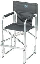 Bo-Camp Kinderstuhl Hochstuhl Klappstuhl Camping Outdoor Aluminium grau