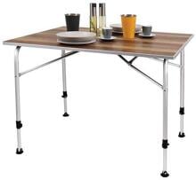 Camp4 Tyresta Campingtisch Klapptisch 100x68cm wetterfest Holz-Optik