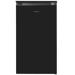 Exquisit KS117-3-010F Stand-Kühlschrank 48cm breit 82 Liter LED Licht Gemüsefach schwarz