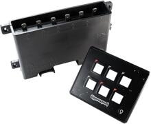 tigerexped Schalttafel für Boote/Wohnmobil 6 Ports Bluetooth 12V/24V schwarz