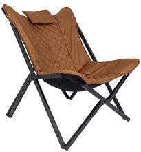 Bo-Camp Molfat Relaxstuhl Campingsessel Klappstuhl Gartenstuhl Terrasse braun