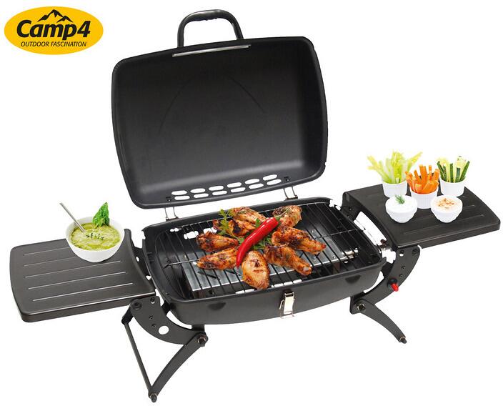Camp4 Malibu Tischgrill Camping-Grill Kompaktgrill 50mbar 3,6kW