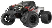 Reely New2 Super Combo Brushed 1:10 RC Modellauto Elektro Monstertruck Allradantrieb 4WD 100% RtR 2,4GHz