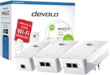 Devolo Magic 2 WiFi next Multiroom Powerline WLAN Einzel Adapter 2,4GBit/s Schweizer Stecker
