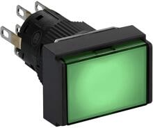 5 Stück Schneider Electric XB6EDW3B2P Leuchtdrucktaster Schalter 220 V/AC 3A tastend IP65 grün