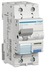Hager ADA513D FI-Schutzschalter Leitungsschutzschalter Schalter 13A 240V 2-polig