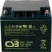 CSB Battery EVX 12400 Bleiakku Blei-Vlies AGM 12V 40Ah M5-Schraubanschlus
